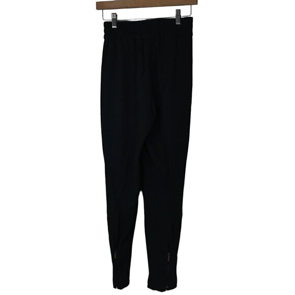 NWT Fabiana Filippi Black Slip On Pants 50% Virgin Wool 50% Viscose Size XS - Picture 5 of 8